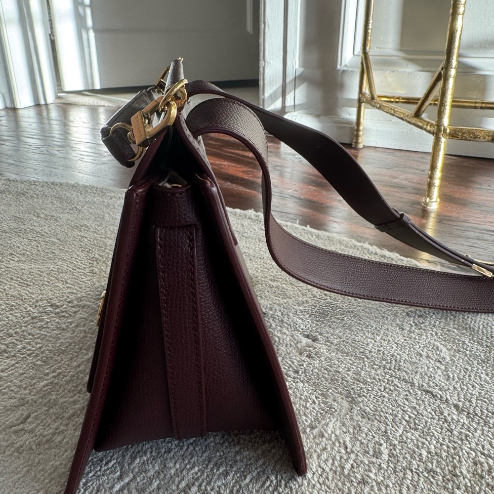 Polene Numéro Sept burgundy bag - Picture 3 of 8